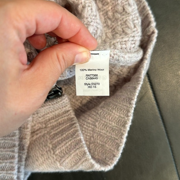 Madewell lavender wool sweater with zipper size xs - Picture 4 of 4